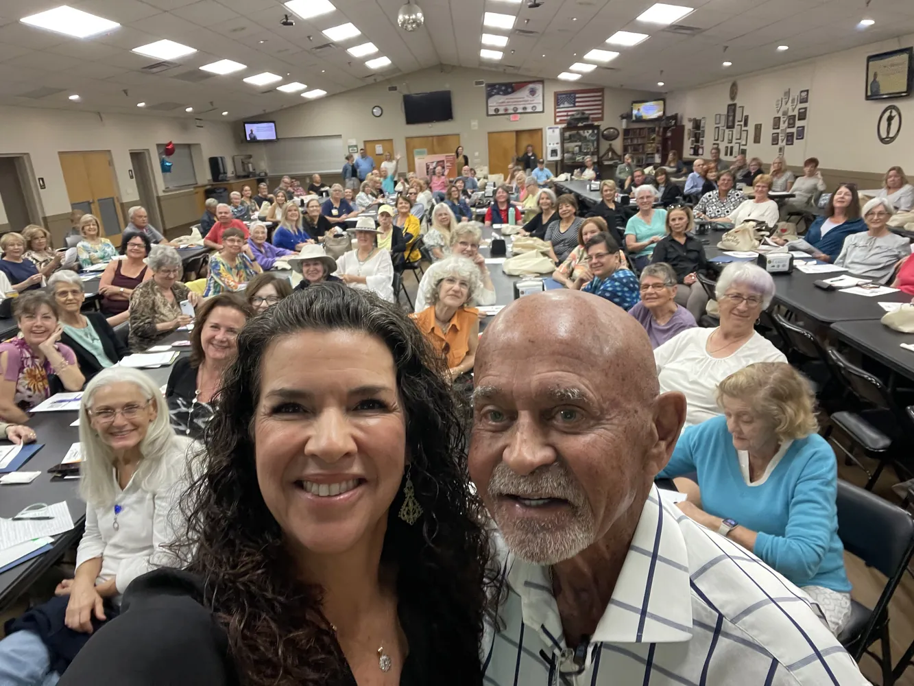 A Green Apple community wellness event filled with local guests